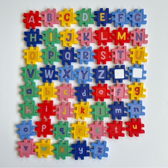 Toys | Montessori Interlocking Alphabet Tiles | Poshmark